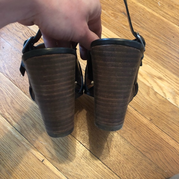 NWOT Lucky Brand Black Wedges 6 - Picture 4 of 7